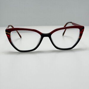 OGI Hey Guys Red Eyeglasses Eye Glasses Frames Japan 52-15-145
